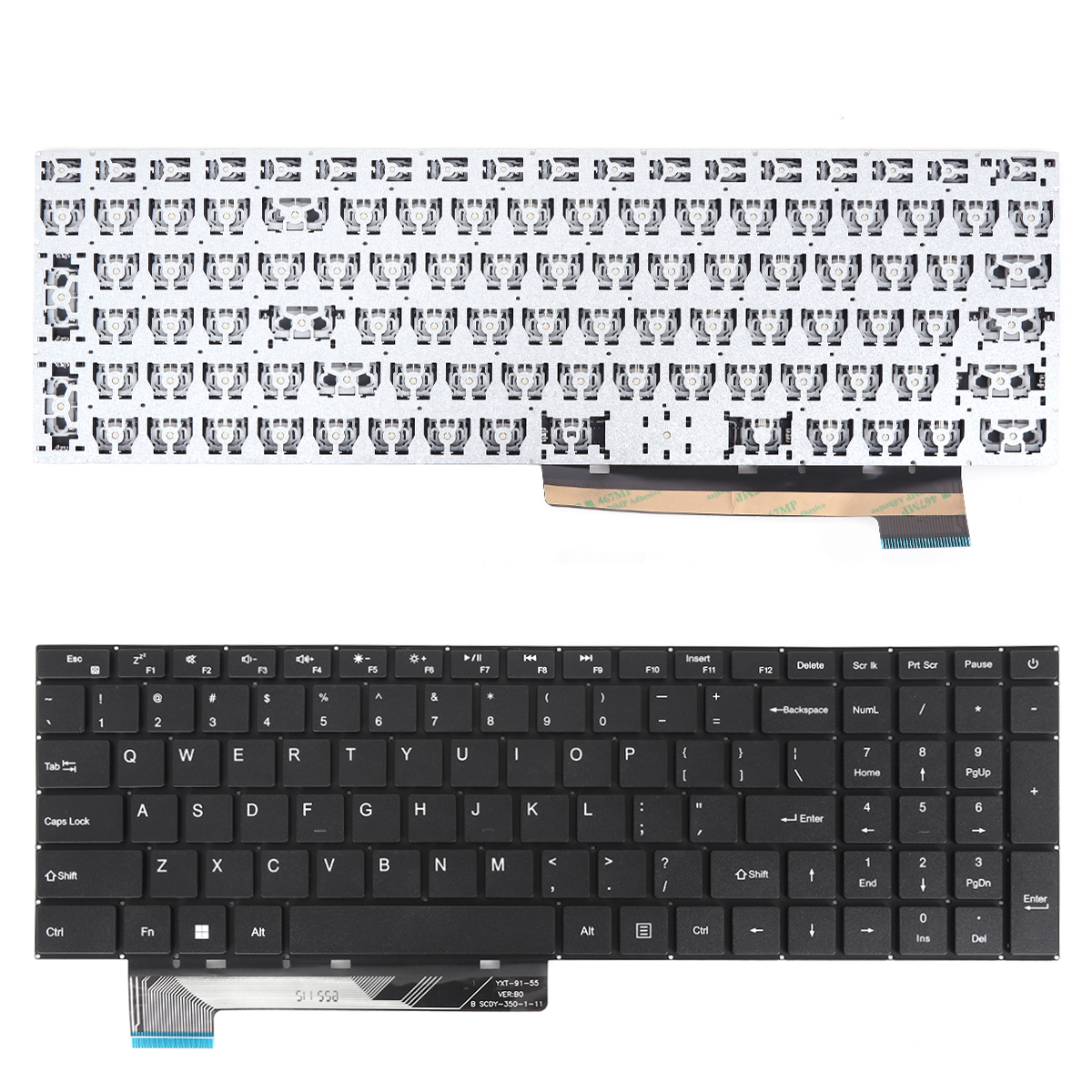 Picture of New Replacement Laptop Keyboard For BLACK Gateway GWNR71517 GWNR71517-BK GWNR71517-BL BLACK WIN8 US Layout